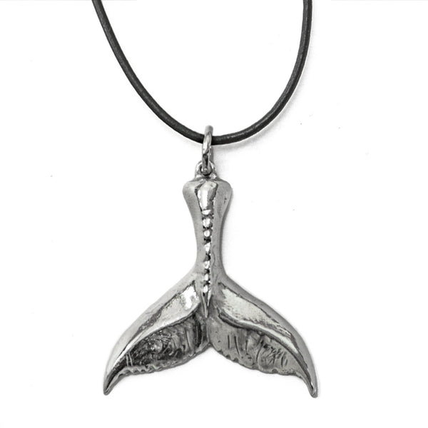 Pewter Whale Tail 2024 Earrings