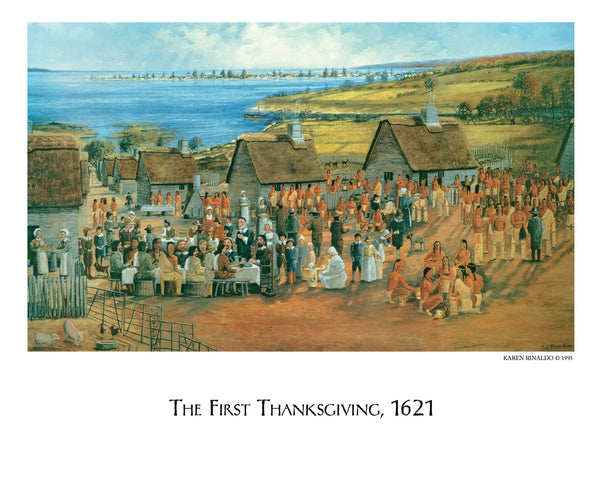 The First Thanksgiving Poster Plimoth Patuxet Museum Shop