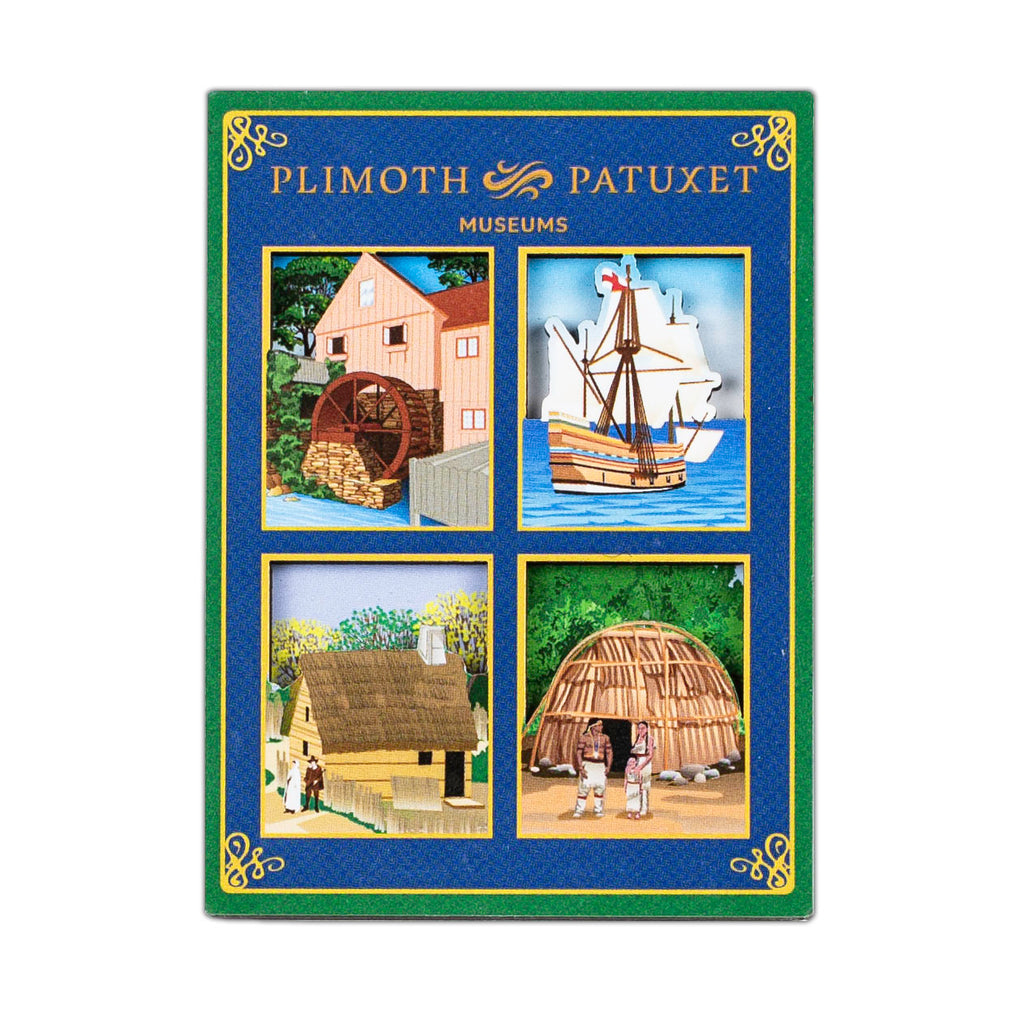 Plimoth Patuxet Sites Magnet