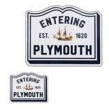 Entering Plymouth Sticker