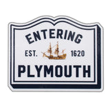 Entering Plymouth Sticker