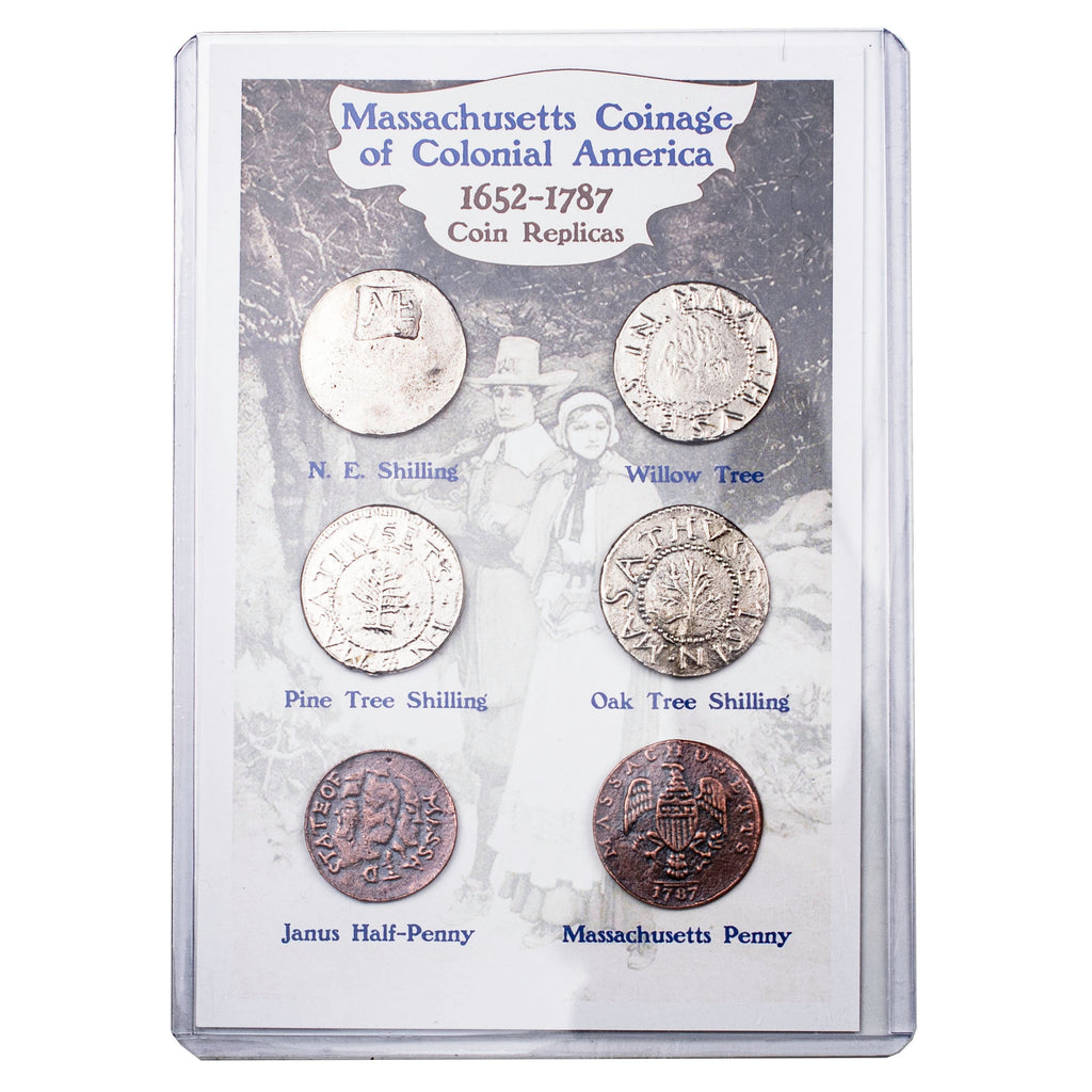 Massachusetts 1652-1787 Replica Coin Set