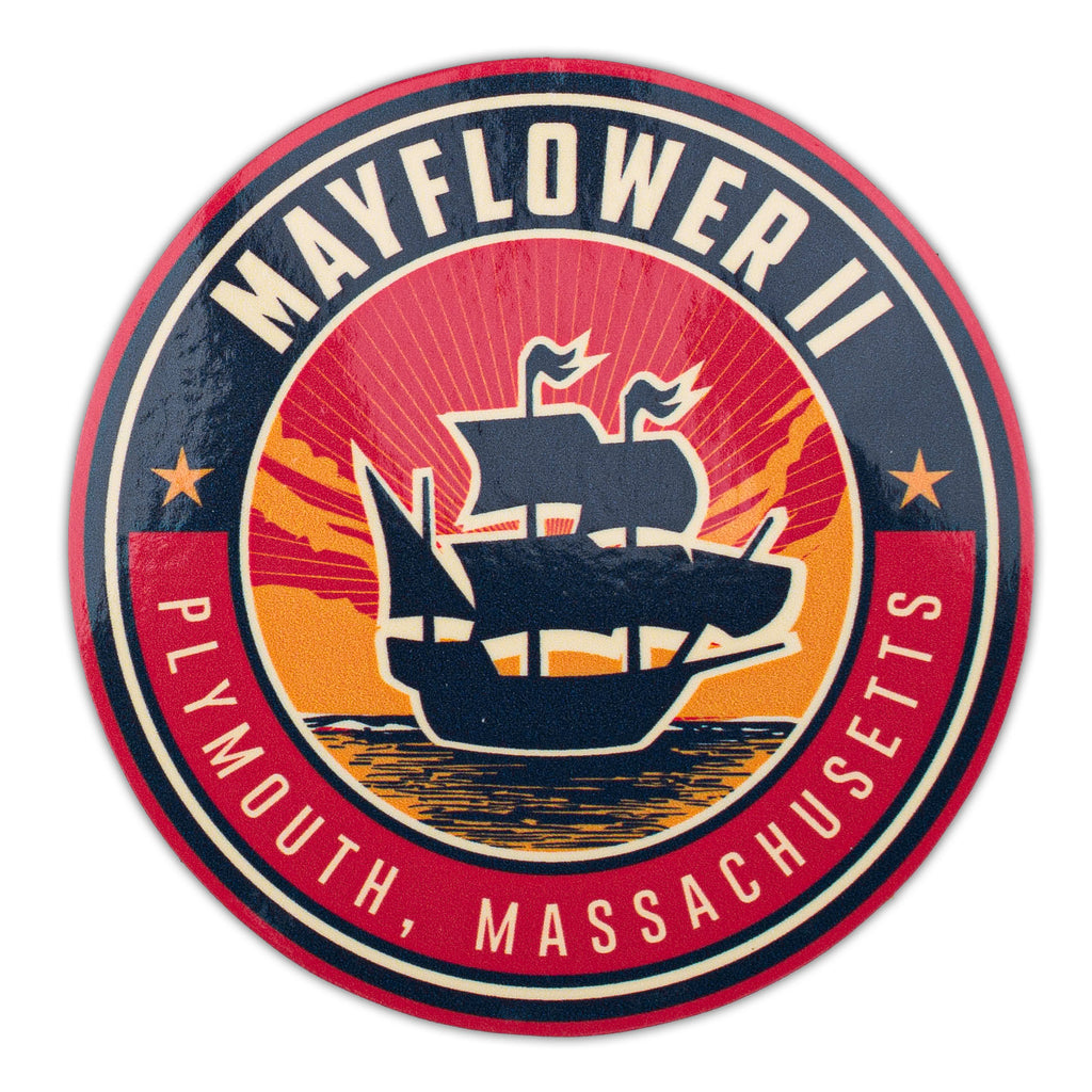 Mayflower II Badge Sticker