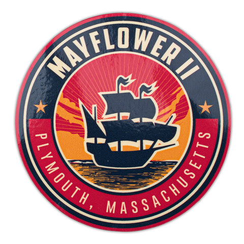 Mayflower II Badge Sticker