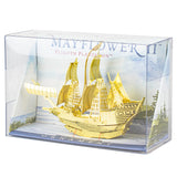 Mayflower II Brass 3D Ornament