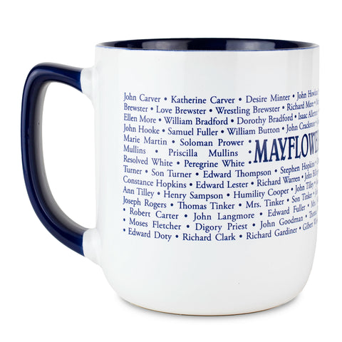 Mayflower Passenger List Mug