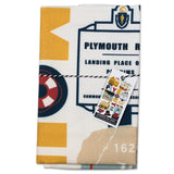 Plymouth Typographic Tea Towel