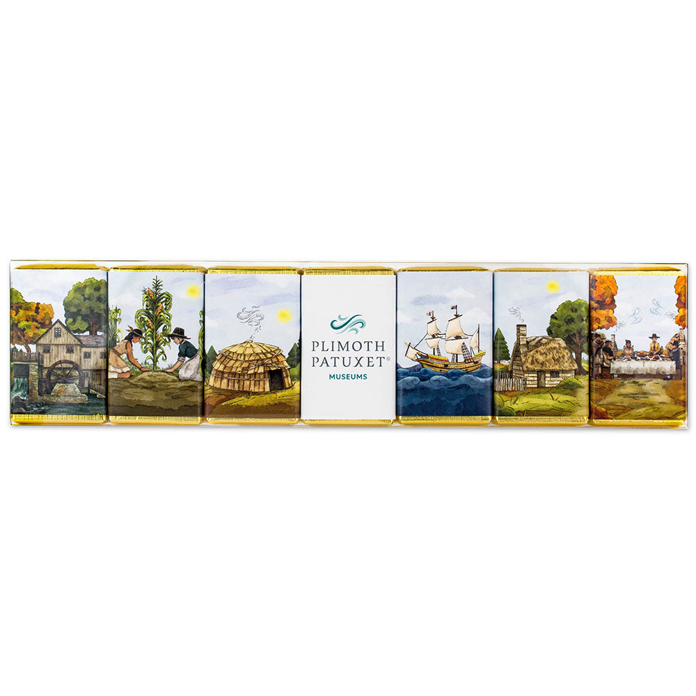 Plimoth Patuxet Milk Chocolate 7-Pack