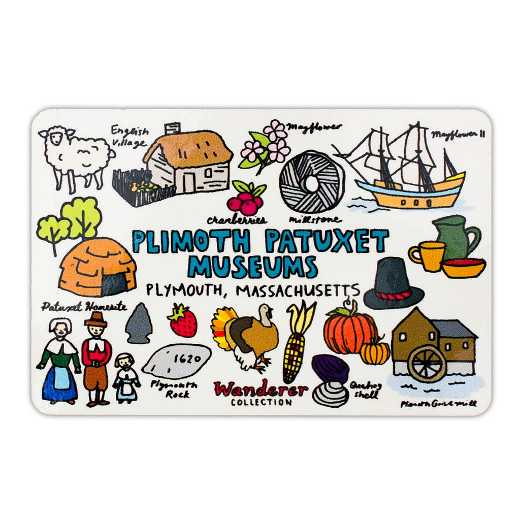 Plimoth Patuxet Icons Magnet