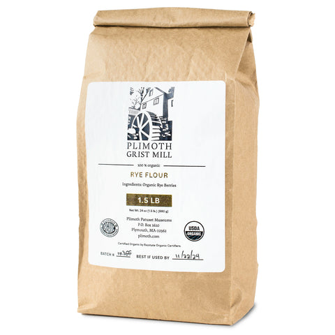 Plimoth Grist Mill Organic Rye Flour