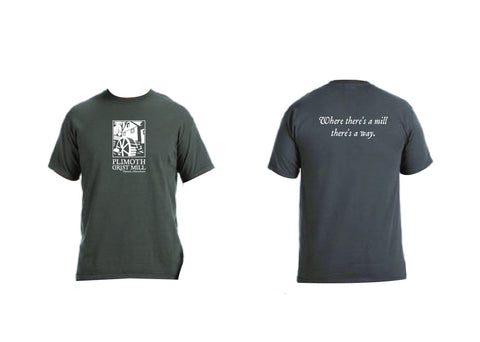 Plimoth Grist Mill "Where There's A Mill There's A Way" T-shirt